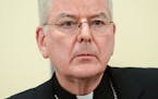 Archbishop John Nienstedt spoke about the Archdiocese bankruptcy. ] FILE ** GLEN STUBBE * gstubbe@startribune.com Friday, January 16, 2015 The St. Pau