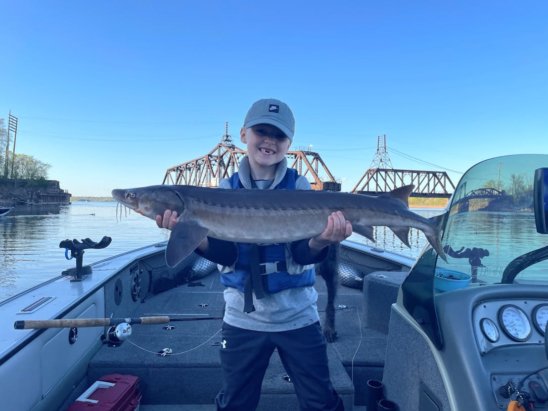 Trophy Tales: Fishing for walleye, landing a sturgeon on the St. Croix