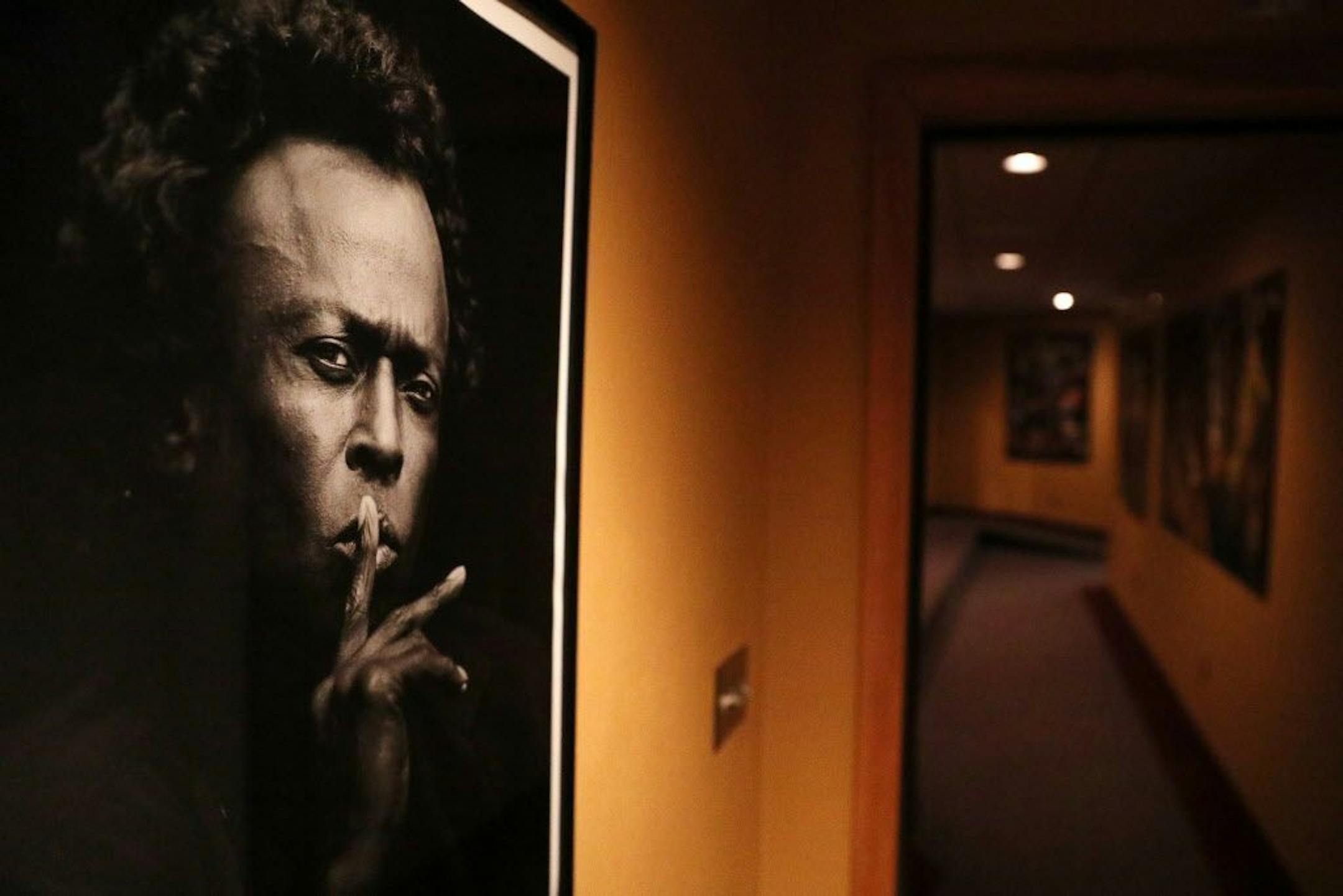 Photos adorned the walls in the former Flyte Tyme Studios.