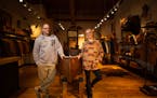 Nick and Christina Soderstrom, creative directors at J.W. Hulme's retail shop on Grand Ave. in St. Paul Wednesday afternoon, Nov. 16, 2022. The venera