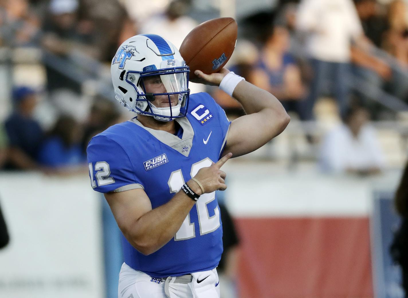 Middle Tennessee quarterback Brent Stockstill