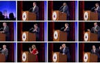 Eleven presidential primary candidates -- some declared, some not -- had 10 minutes each to deliver their speeches to a roomful of more than 1300 Repu
