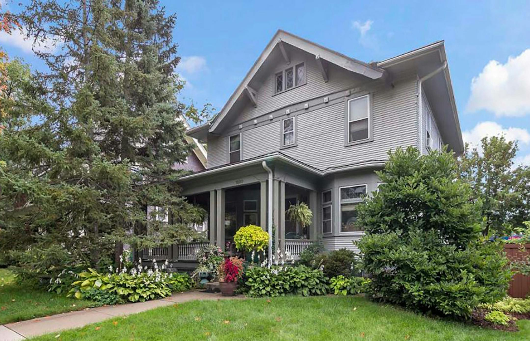 St. Paul
Built in 1910, this three-bedroom, two-bath house located in the Macalester-Groveland neighborhood has 2,209 square feet and featured three bedrooms on one level, second-story laundry, unfinished vaulted third story, fireplace, built-ins, hardwood floors, den, porch, two-car and single-car garages. Listed by Patti Kellum, Coldwell Banker Burnet, 612-481-6144,