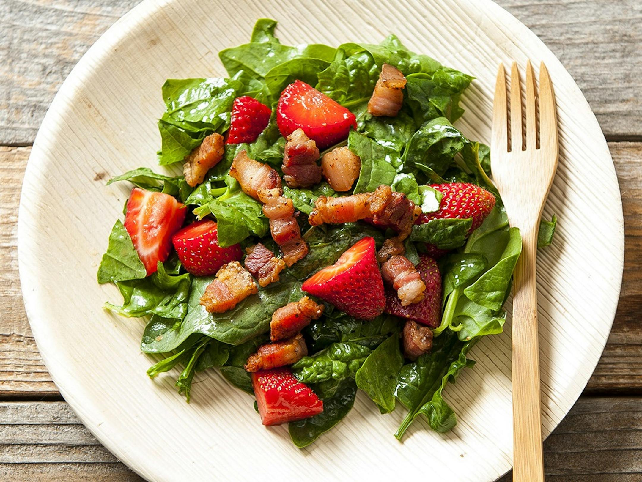 Strawberry salad.