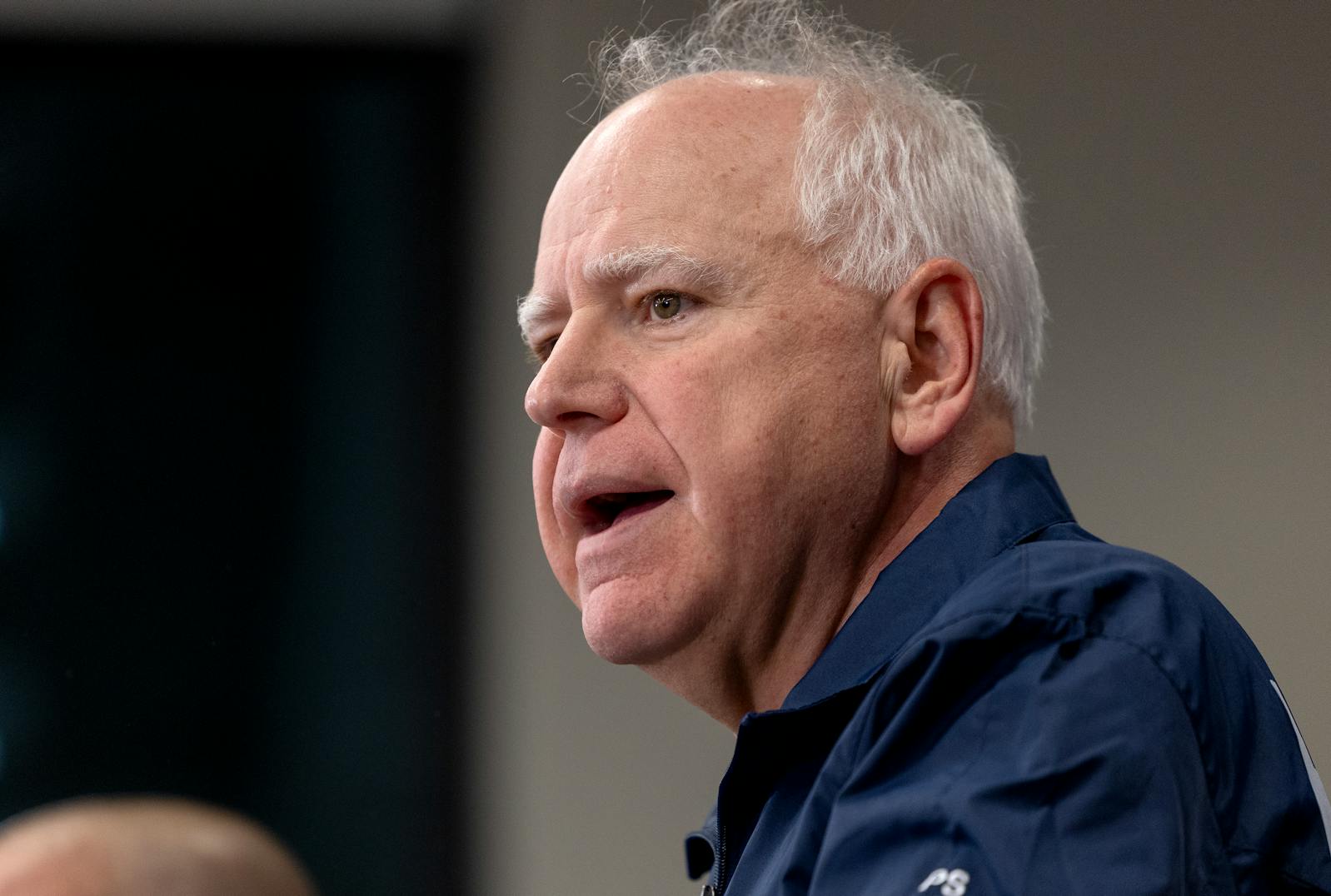 Gov. Tim Walz during a news conference on Sunday, June 15, 2025.  