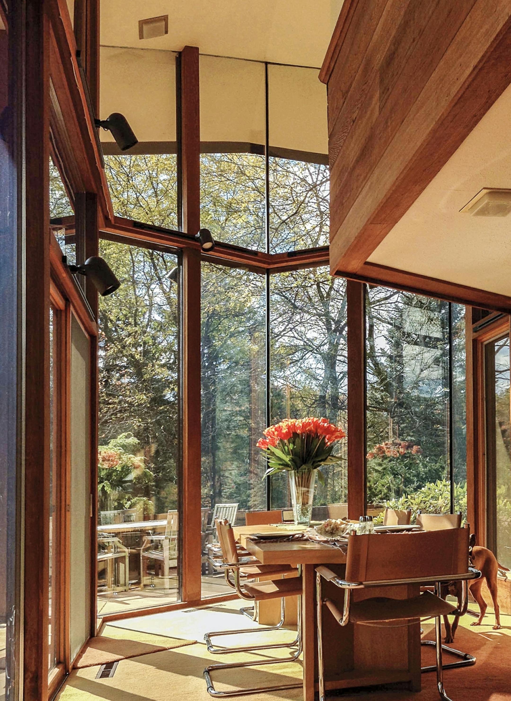 StreetScapes - "John H. Howe, Architect" by Jane King Hession and Tim Quigley - photo credit : Photographs by Tim Quigley, AIA. - McLellan House 1969, Holly , Michigan.