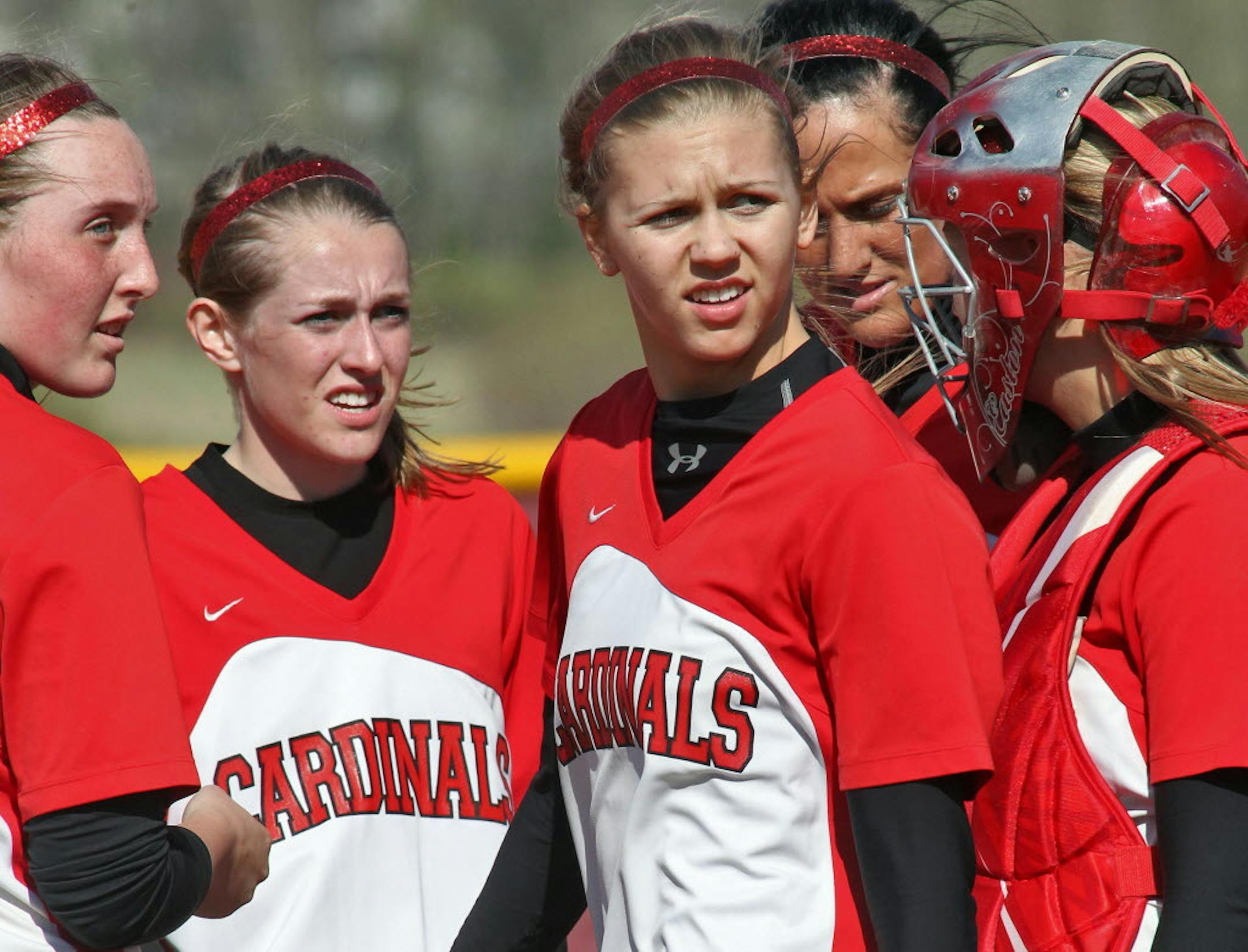 "This season, more than any other since I've been here, we have so much more potential," says Allie Hable, third from left. "This is the best team I've played on." Photo by MARLIN LEVISON • mlevison@startribune.com