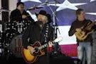 Toby Keith performs at a pre-Inaugural "Make America Great Again! Welcome Celebration" at the Lincoln Memorial in Washington, Thursday, Jan. 19, 2017.