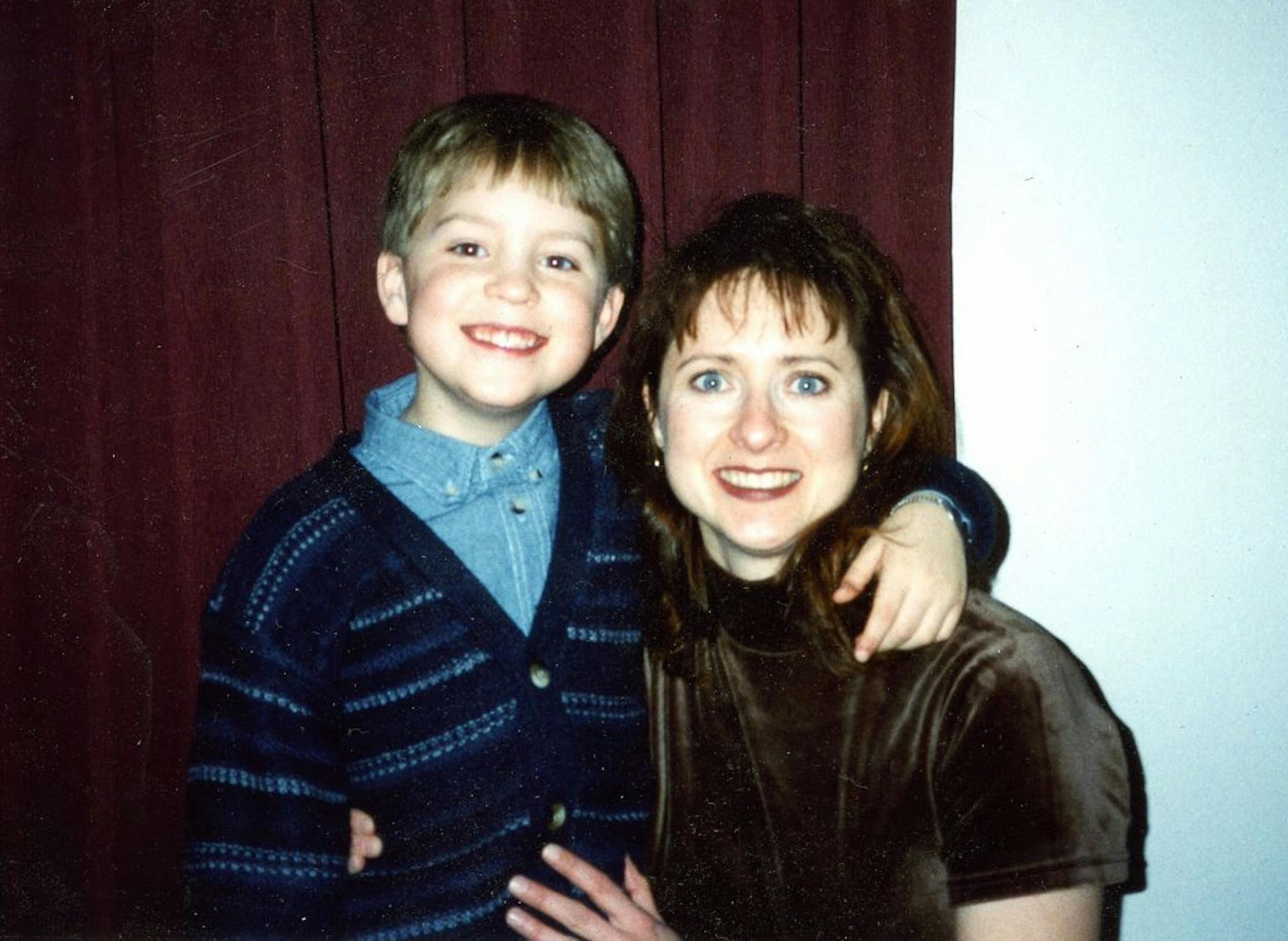 A young Tony Rappa with his mother, Lori. Tony Rappa at 11, the subject of �Thicker Than Water,� a documentary to be shown Sunday, April 17, during the Minneapolis/St. Paul International Film Festival. It's about a documentary to be shown during the International Film Festival this weekend featuring Tony Rappa when he was 11 and playing his last hockey game. Tony has hemophilia, so his folks wouldn't let him move up to the checking leagues..but, really, it's a film about a mother's love because