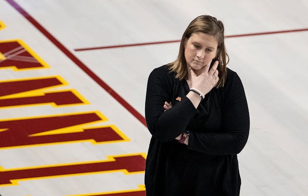 Coach Lindsay Whalen's Gophers opened 13-0 and were ranked as high as No. 12 but are 2-7 since.