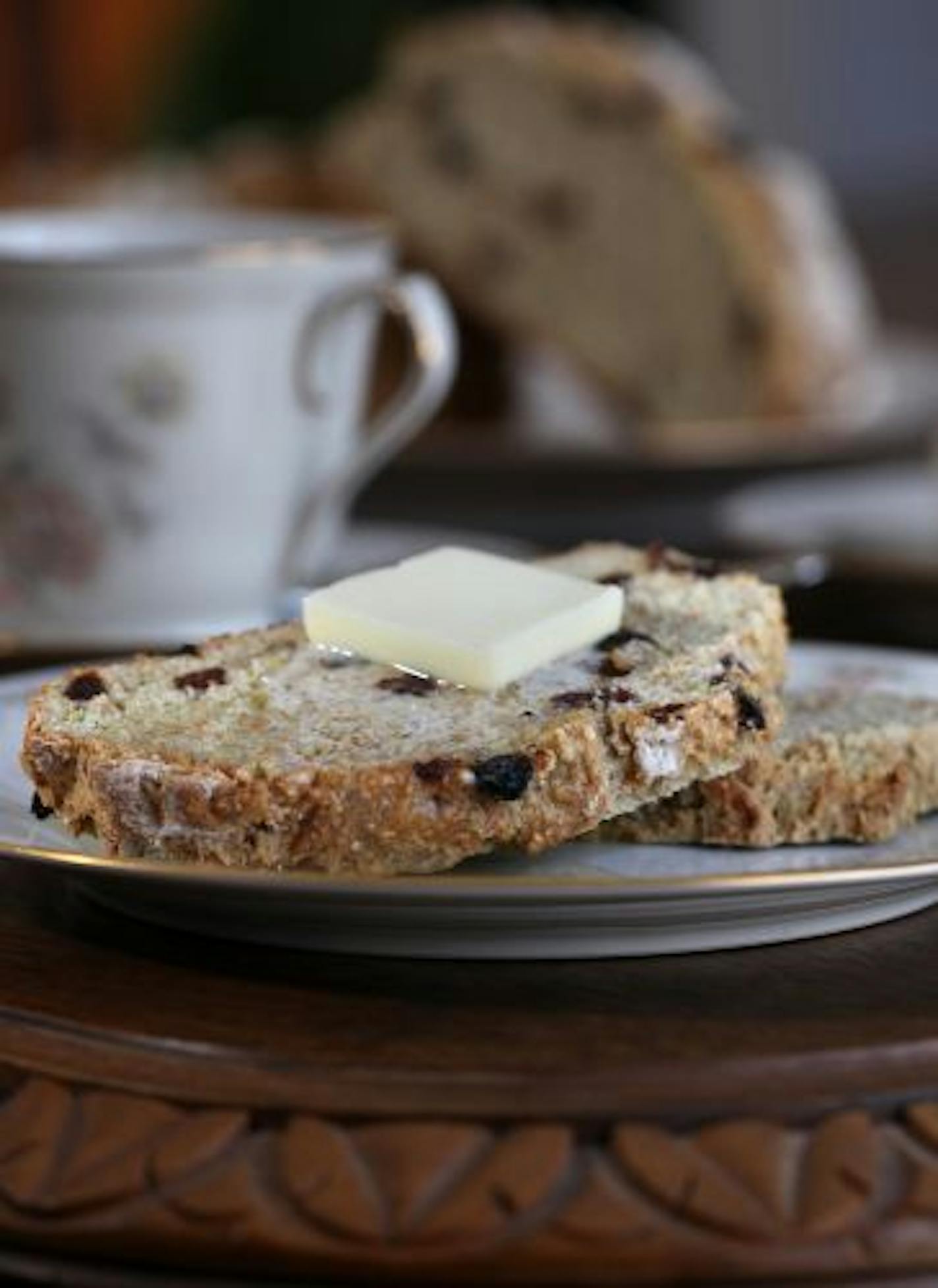 Among the many versions of Irish soda bread is this recipe for Spotted Dog, made with white flour and raisins.