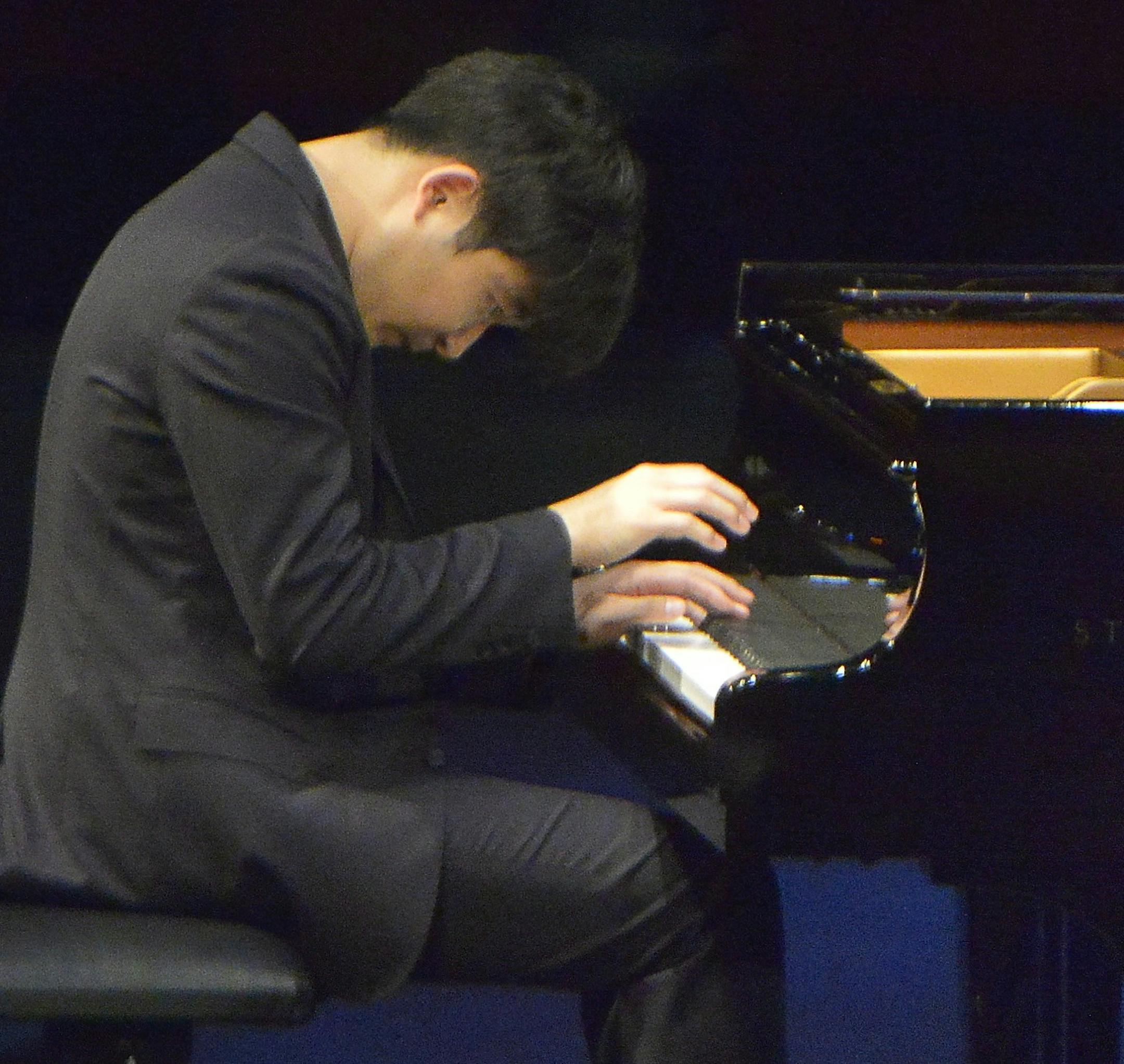 Yekwon Sunwood of South Korea performs in the semifinal concert 4-recital during the 15th Van Cliburn International Piano Competition at Bass Hall in Fort Worth, Texas, on Saturday, June 3, 2017. (Max Faulkner/Fort Worth Star-Telegram/TNS)