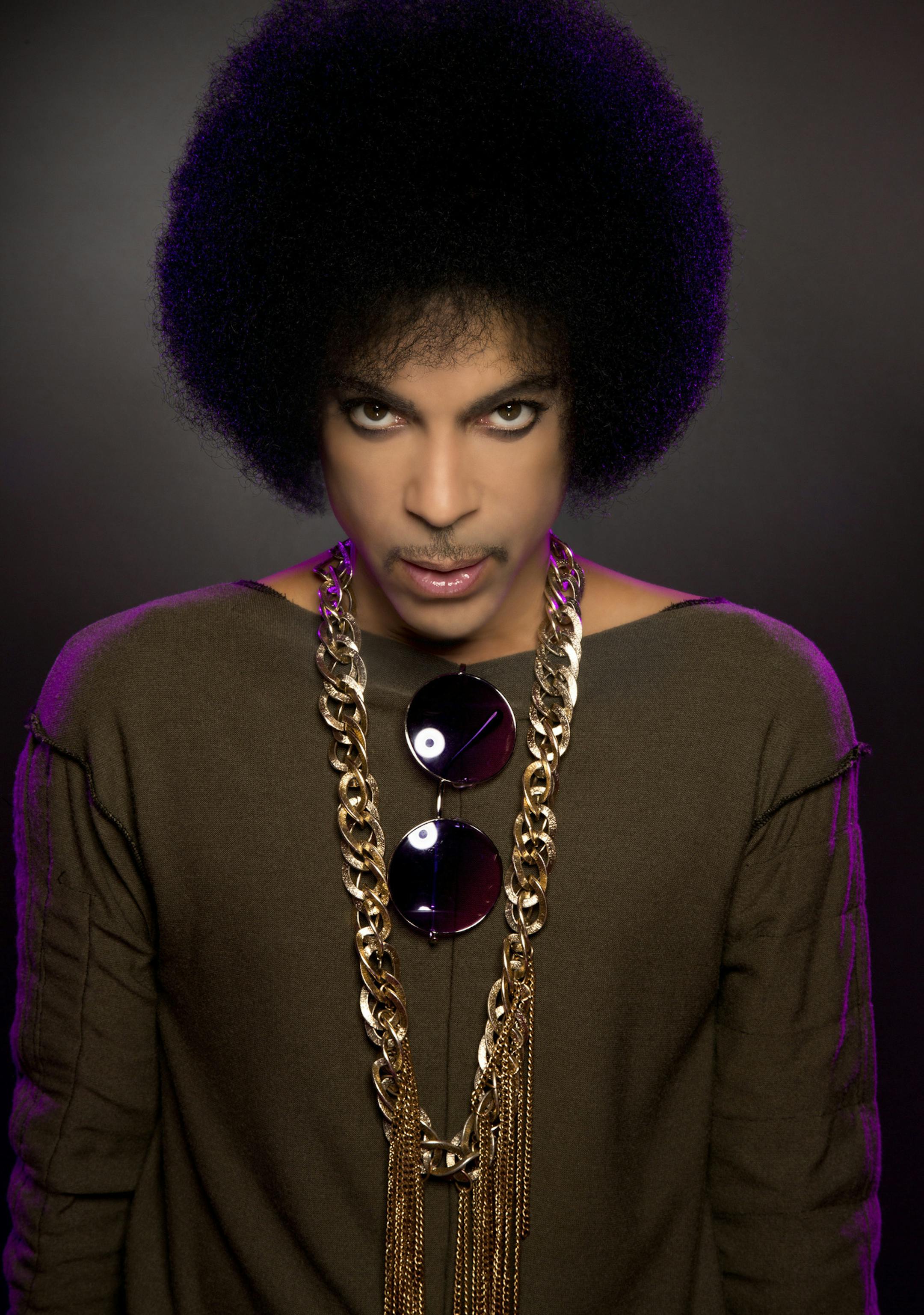 In an undated handout photo, the musician Prince. In his latest confounding move, Prince has simultaneously released two albums: &#x201a;&#xc4;&#xfa;Art Official Age,&#x201a;&#xc4;&#xf9; a studio production billed as his first solo album since 2010 and &#x201a;&#xc4;&#xfa;PlectrumElectrum,&#x201a;&#xc4;&#xf9; on which he&#x201a;&#xc4;&#xf4;s backed by the three-woman rock trio he has been touring with, 3rdEyeGirl. (NPG Records via The New York Times) -- NO SALES; FOR EDITORIAL USE ONLY WITH STOR