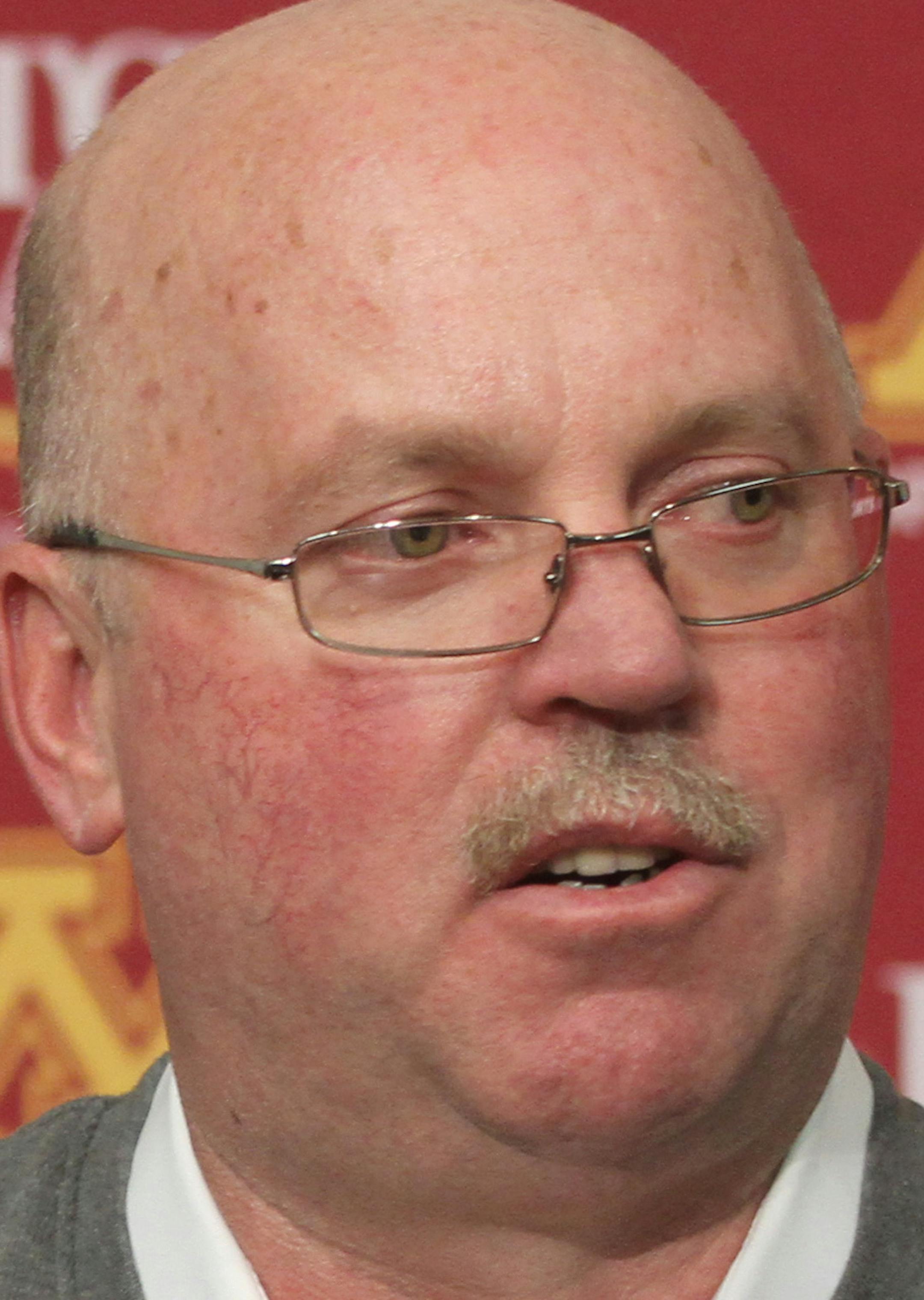 Gophers football coach Jerry Kill talked to the media about the football recruiting class of 2013.] Bruce Bisping/Star Tribune bbisping@startribune.com Jerry Kill/source.