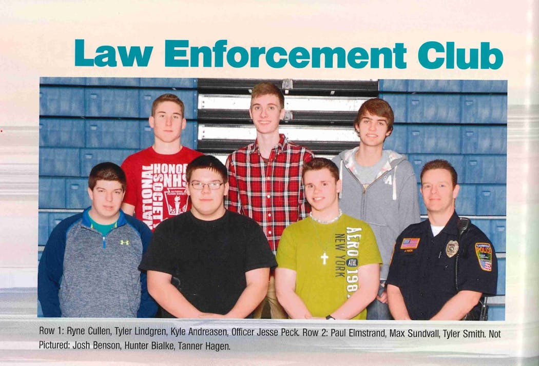 Paul Elmstrand is pictured here in the Cambridge-Isanti High School yearbook.