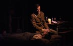 The credit is Alyssa Kristine. "Journey's End"
Pictured are Benjamin Slye and Peter Christian Hansen.