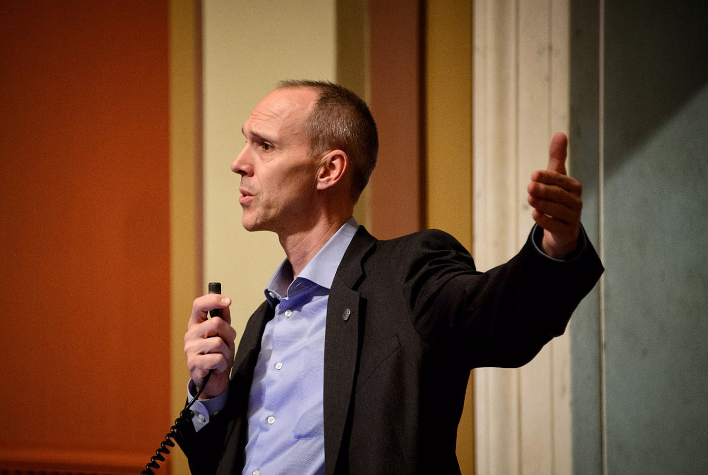 Rep. Rod Hamilton, R-Mountain Lake, who has MS supported the medical marijuana bill. He thanked Rep. Carly Melin and Sen. Scott Dibble for their leadership. ] Friday, May 16, 2014 GLEN STUBBE * gstubbe@startribune.com