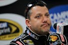 FILE - In this July 12, 2013 file photo, NASCAR driver Tony Stewart speaks at a press conference prior to NASCAR practice at the New Hampshire Motor S