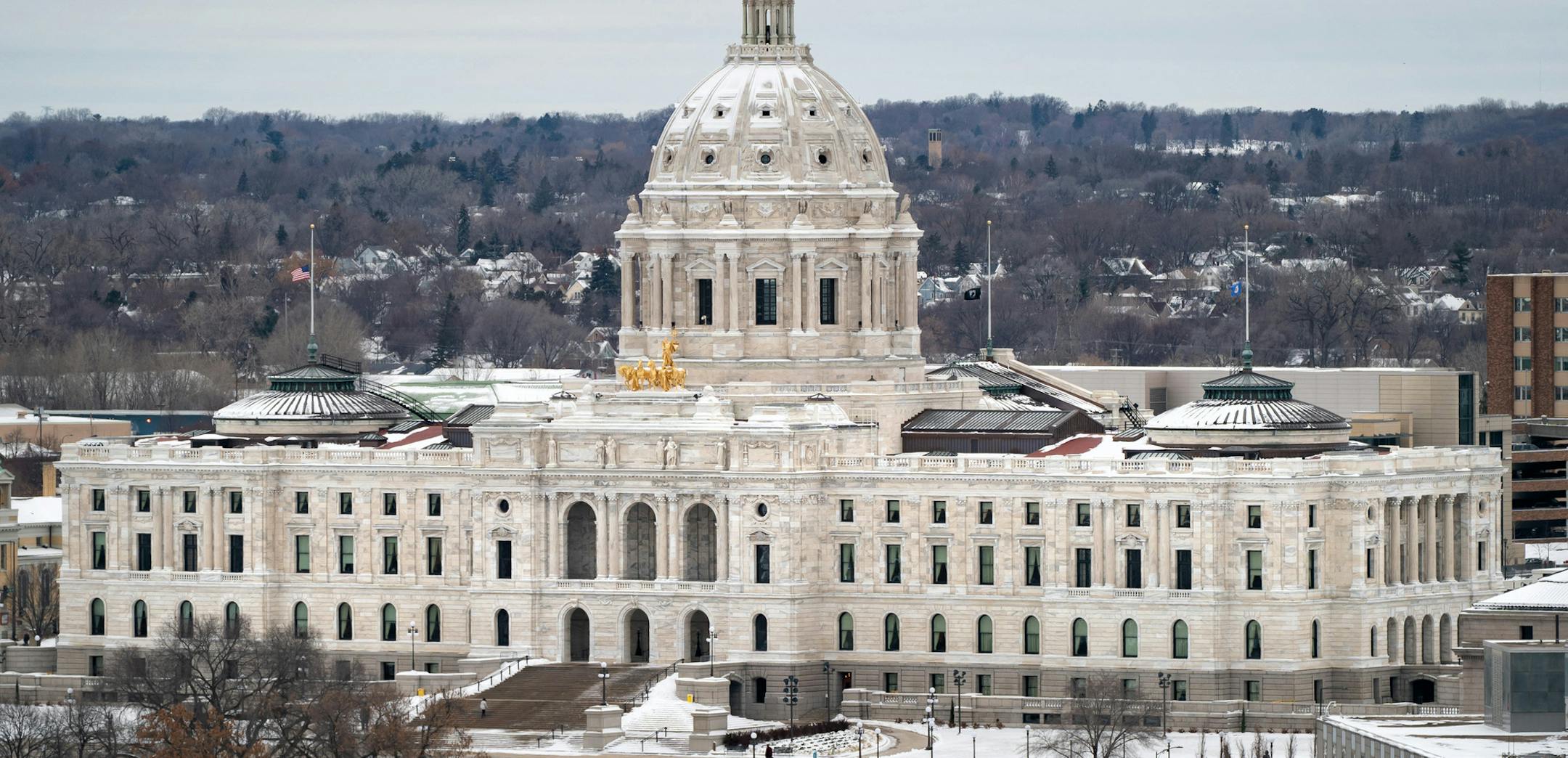 The Minnesota State Capitol as seen from downtown St. Paul. ] GLEN STUBBE &#x2022; glen.stubbe@startribune.com Monday, December 3, 2018 EDS, available for any appropriate use.
