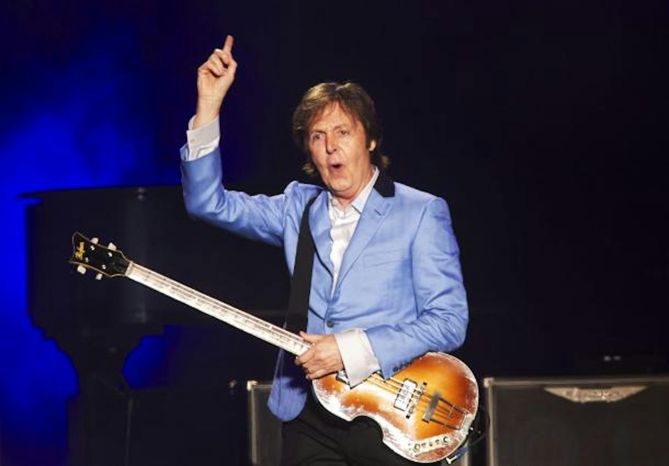 The Twins could use a lefty, but it won't be Paul McCartney. / Photo by Victor Caivano, AP
