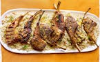 Moroccan Grilled Lamb Chops.