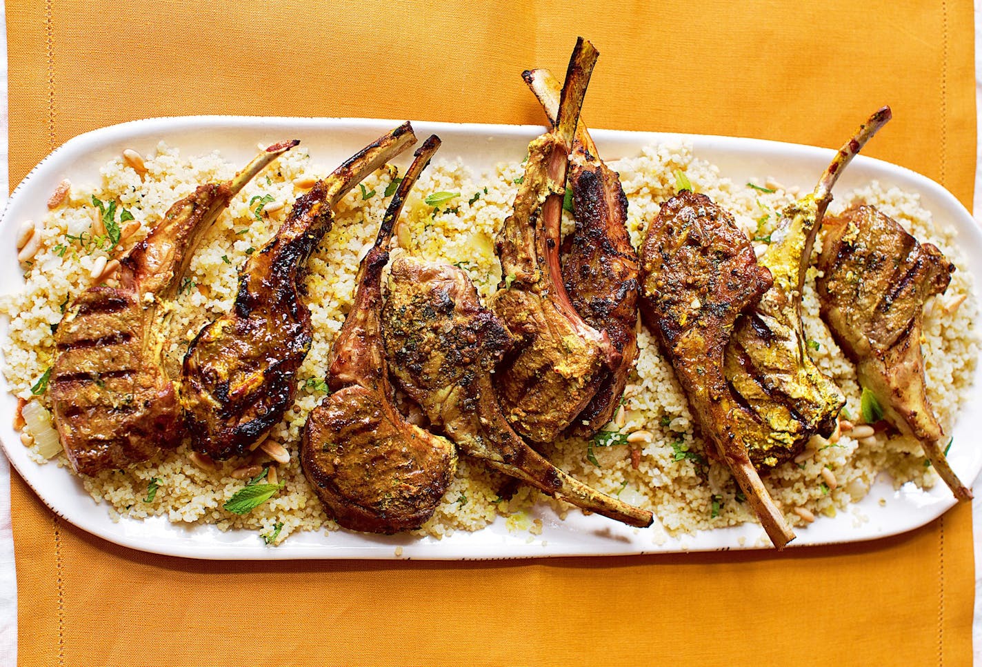 Moroccan Grilled Lamb Chops.