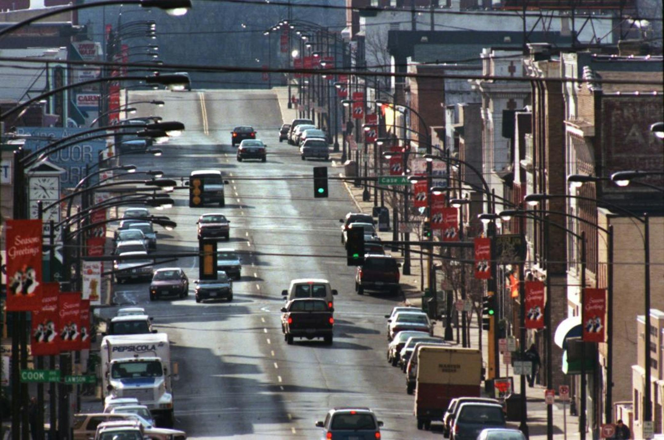 Need a shot of Payne Avenue, for story on the neighborhood's efforts to restore its vitality with a new four-year, $400,000 grant. Revitalization efforts will cover Payne from Maryland to Seventh St., but will primarily focus on the core of the avenue -- the Payne/Case area. Looking for a shot that gives readers a sense of the feel of the avenue. -- Need a shot of Payne Avenue, for story on the neighborhood's efforts to restore its vitality with a new four-year, $400,000 grant. Revitalization ef