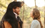 Adam Pally and Leighton Meester in "Making History."