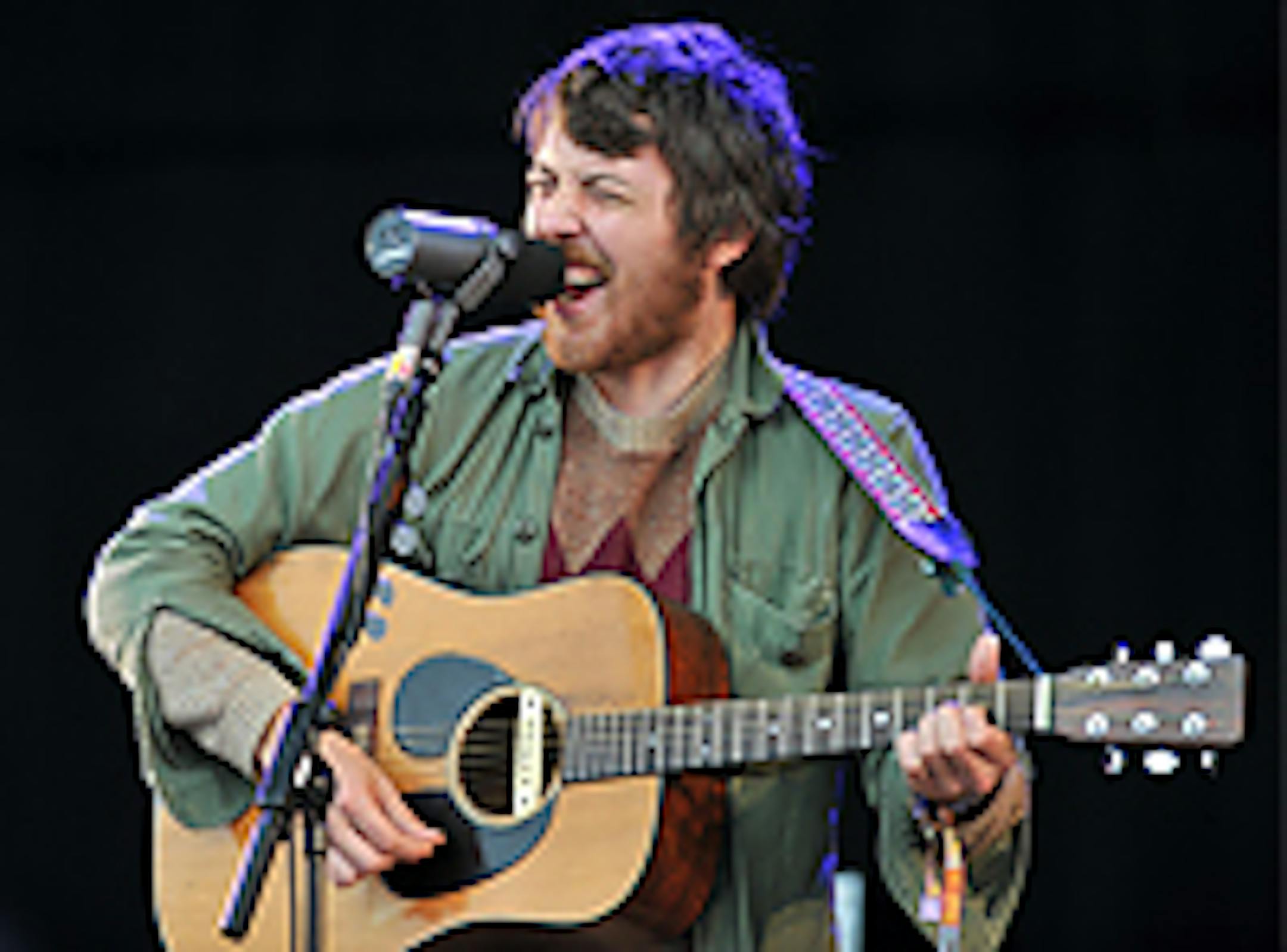 Robin Pecknold of Fleet Foxes at last month's Glastonbury Festival