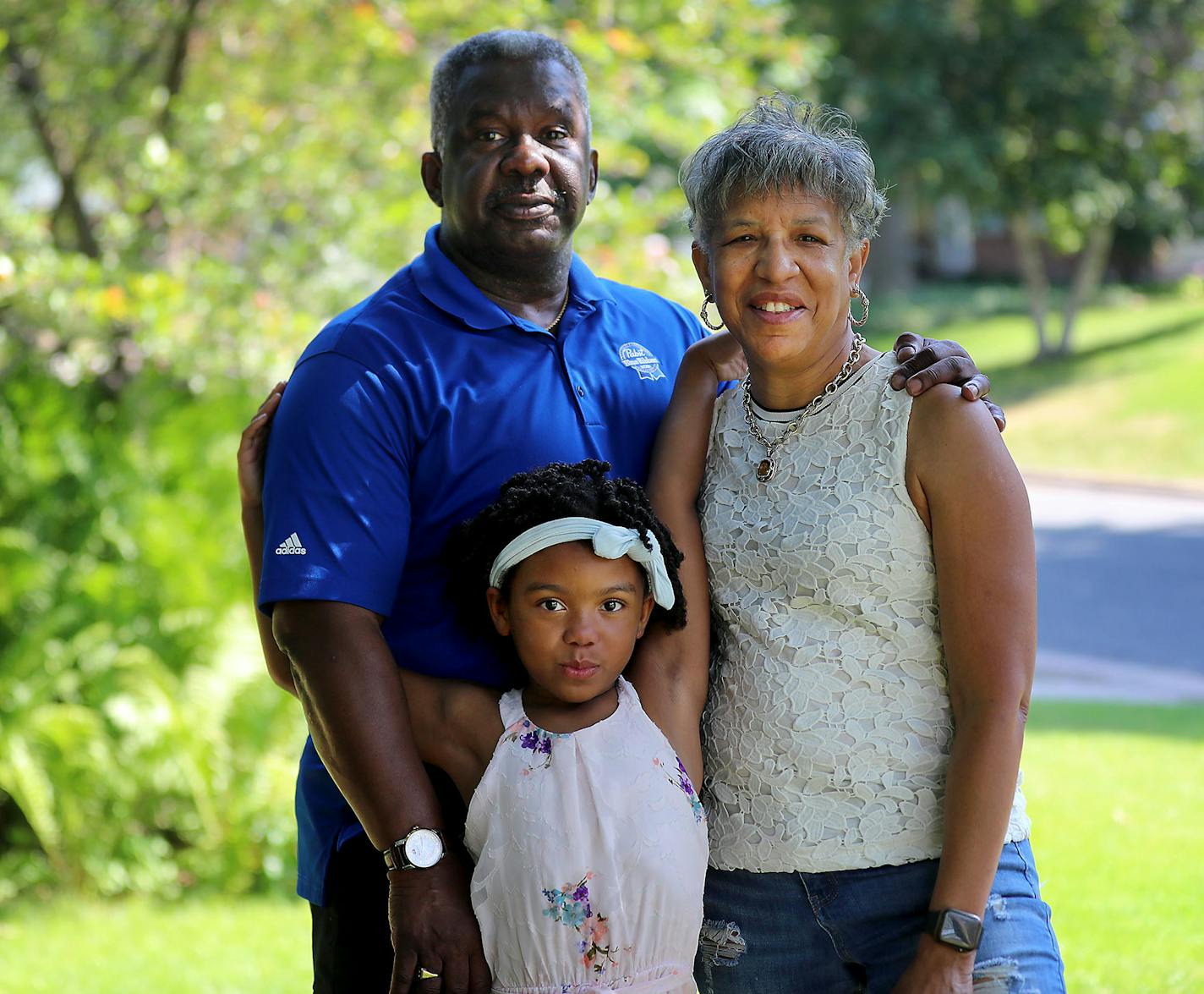 Stephanie and David Maggitt with granddaughter Gabriella Maggitt, 8.