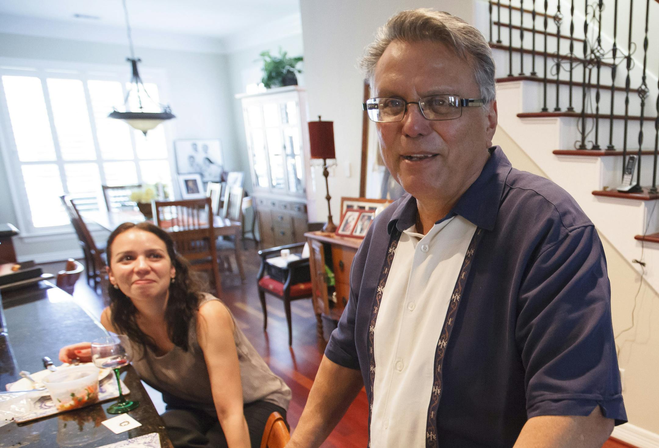 Jose Ramirez and his daughter Erika, at his home in Houston, June 10, 2014. Ramierz spent seven years in an adult leprosarium before being cured and now gives talks around the world to help eradicate a profound public ignorance about the condition which he says contributes to many survivors’ shame and guilt.