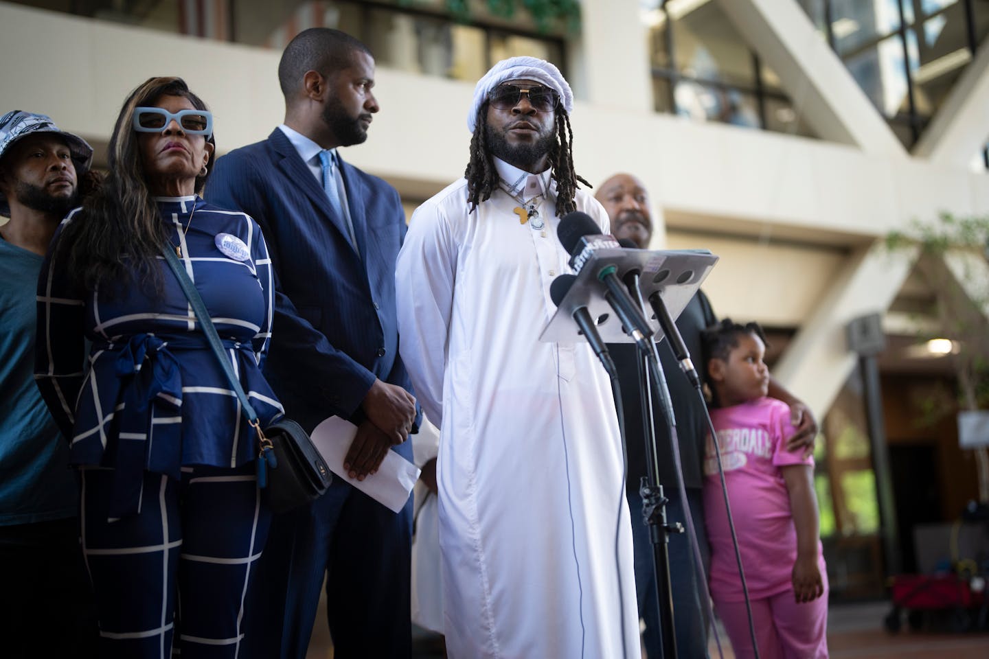 Ricky Cobb’s twin, Rashad Cobb, speaks about the disappointment in Hennepin County Prosecutor Mary Moriarty's move to drop the case against State Tr