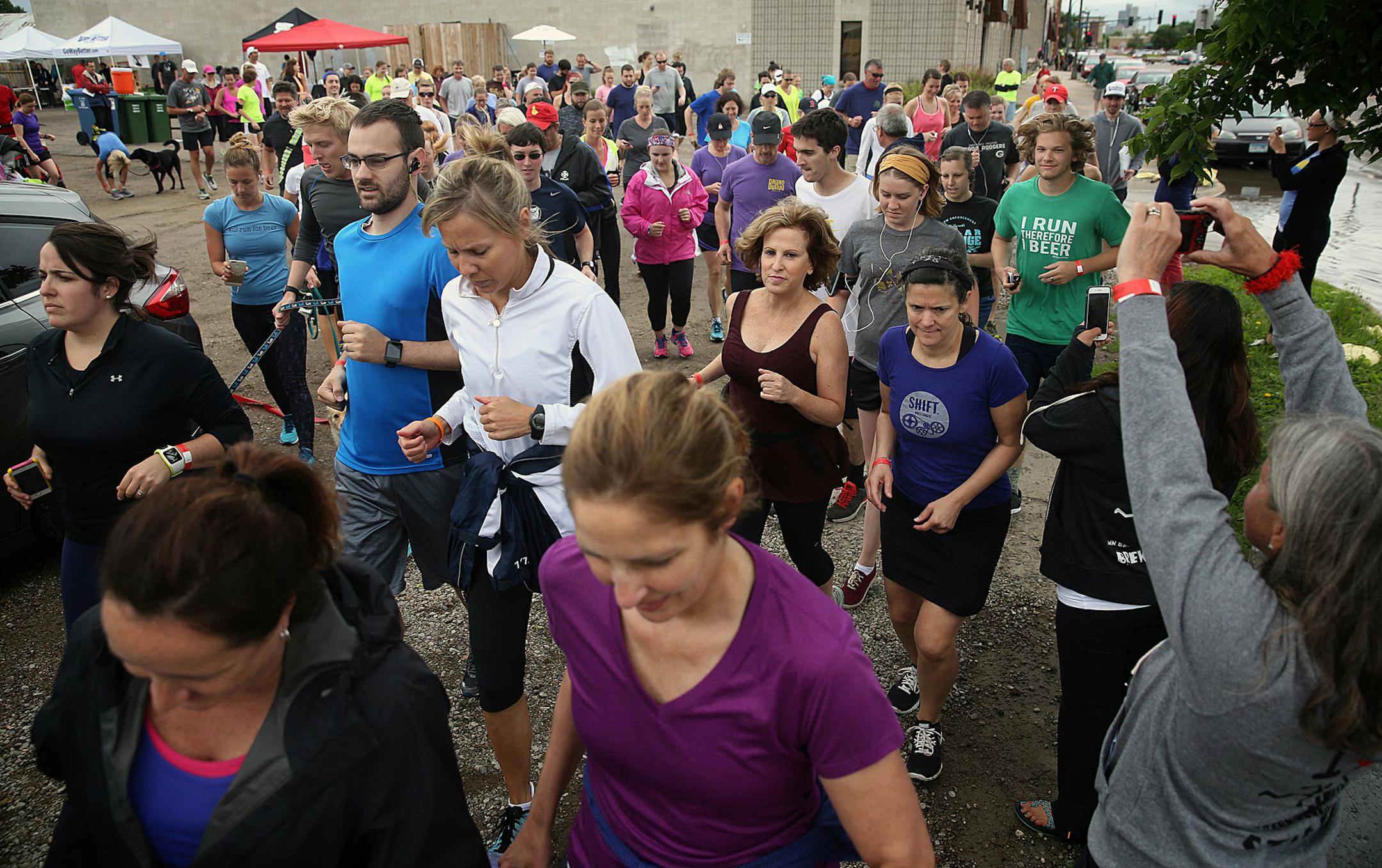 The MN Brewery Running Series encourages runners to experience parts of the city.