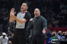 Clippers coach Tyronn Lue argued a call during his team’s victory over Miami on Thursday night in Los Angeles.
