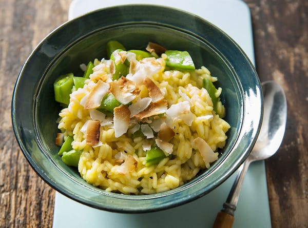 Curried Peas and Coconut Rice