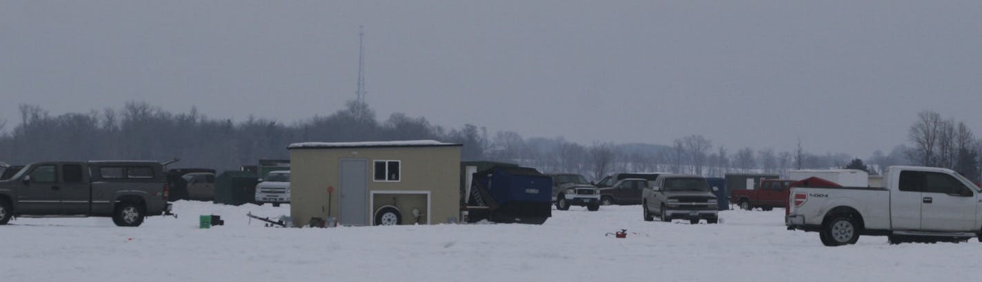 Hundreds of anglers packed onto Pelican Lake last February for hot fishing action. But anglers and fish are both are gone this winter after a natural fish kill late last winter wiped out most of the fish.