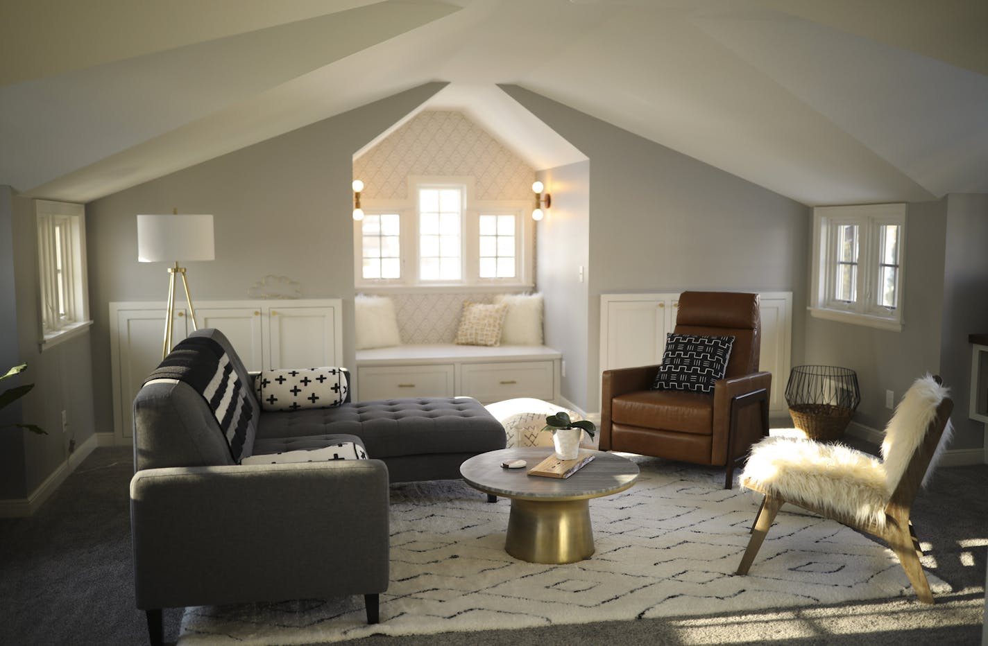 A second floor family room was one benefit of building an attached garage to their south Minneapolis home. ] JEFF WHEELER &#xef; jeff.wheeler@startribune.com Marlo & Shawn Eilefson remodeled their south Minneapolis Tudor extensively to make it more livable for their family. They were photographed Tuesday, February 27, 2018 in their home near Lake Nokomis.