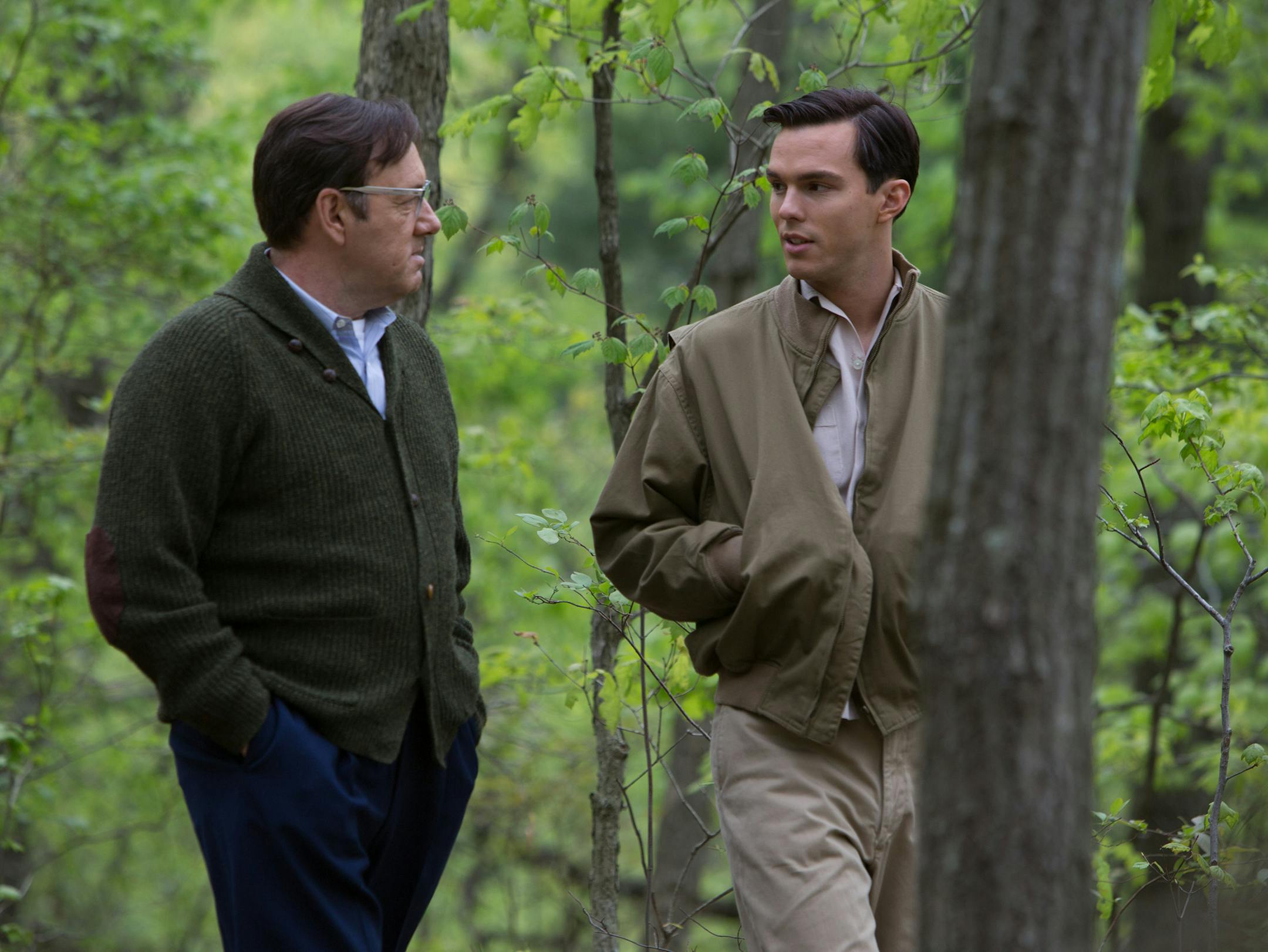 Kevin Spacey and Nicholas Hoult in "Rebel in the Rye." (Alison Cohen Rosa/IFC Films) ORG XMIT: 1209940