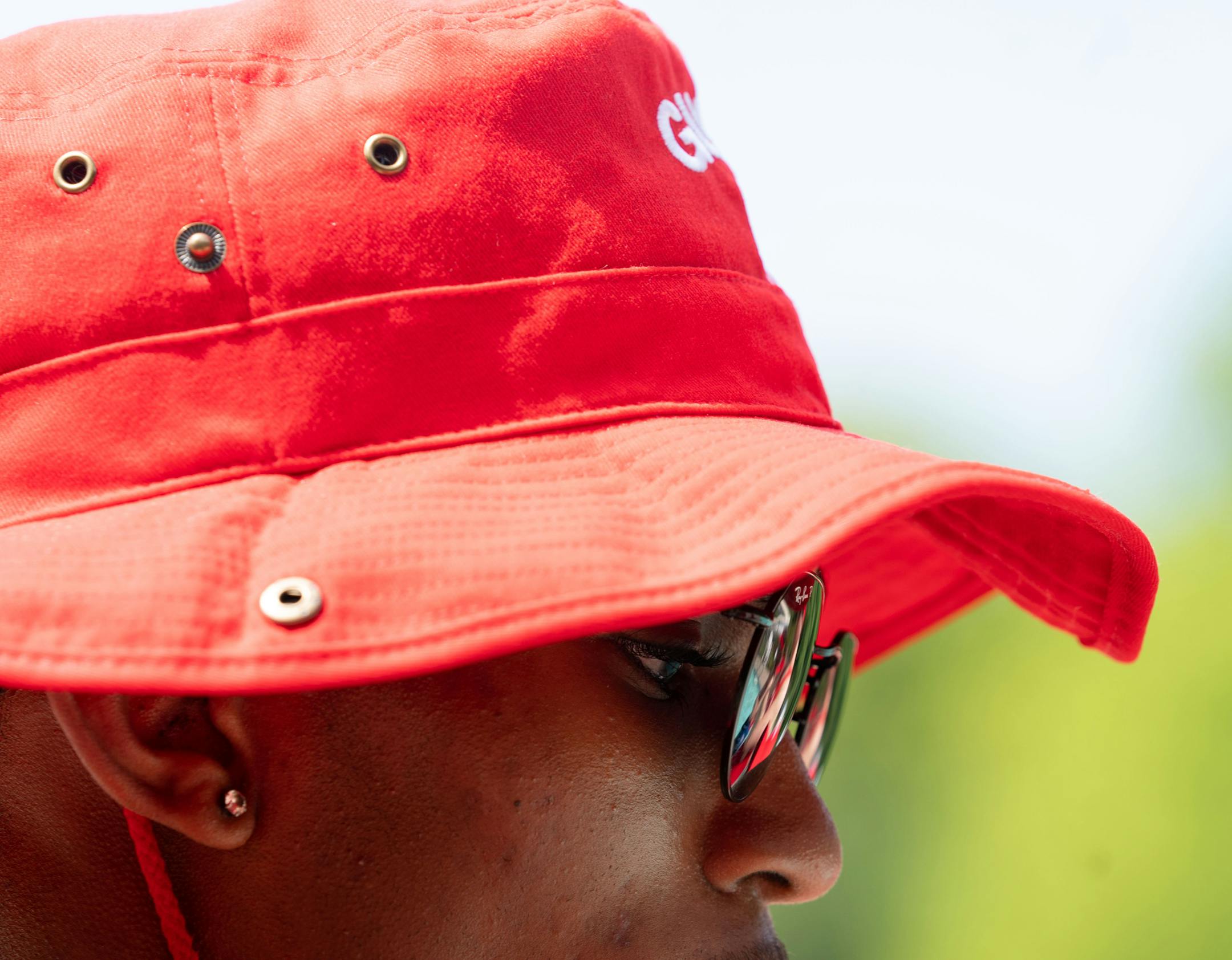 Lifeguard-in-training Elijah Stende listens during a training program for new Ramsey County lifeguards.