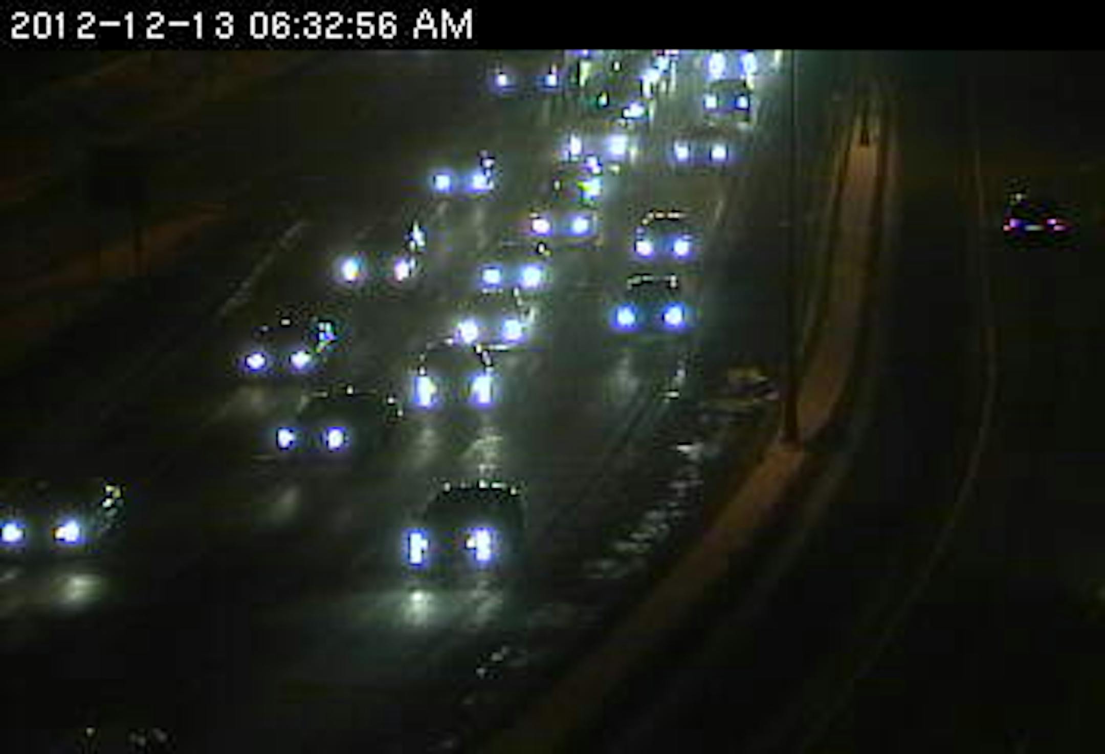 Eastbound 94 at Mounds Blvd. in St. Paul.
