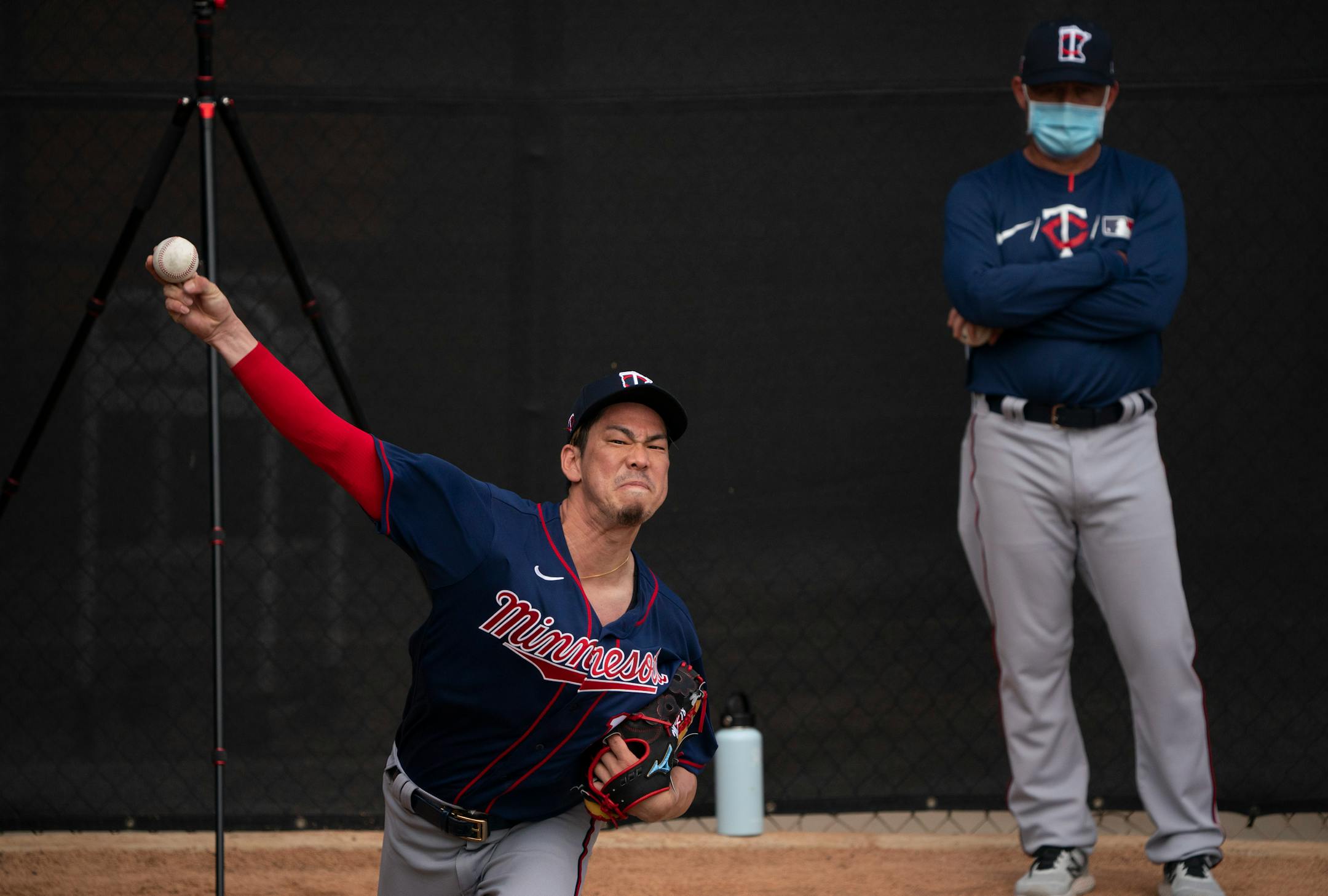 Twins starting pitcher Kenta Maeda
