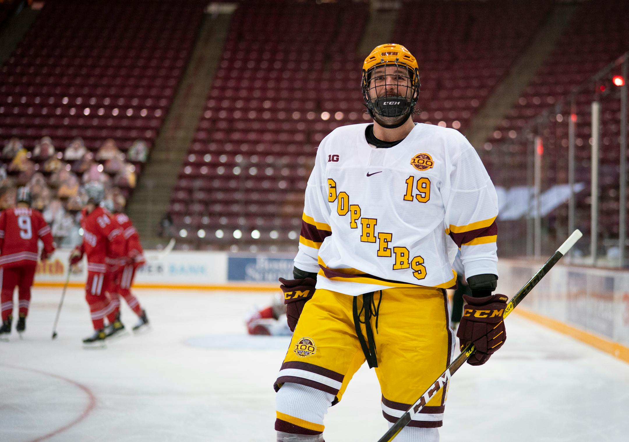 Gophers forward Scott Reedy, during a game Nov. 24.