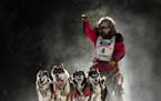 FILE-The start of the 2017 John Beargrease Sled Dog Marathon.
