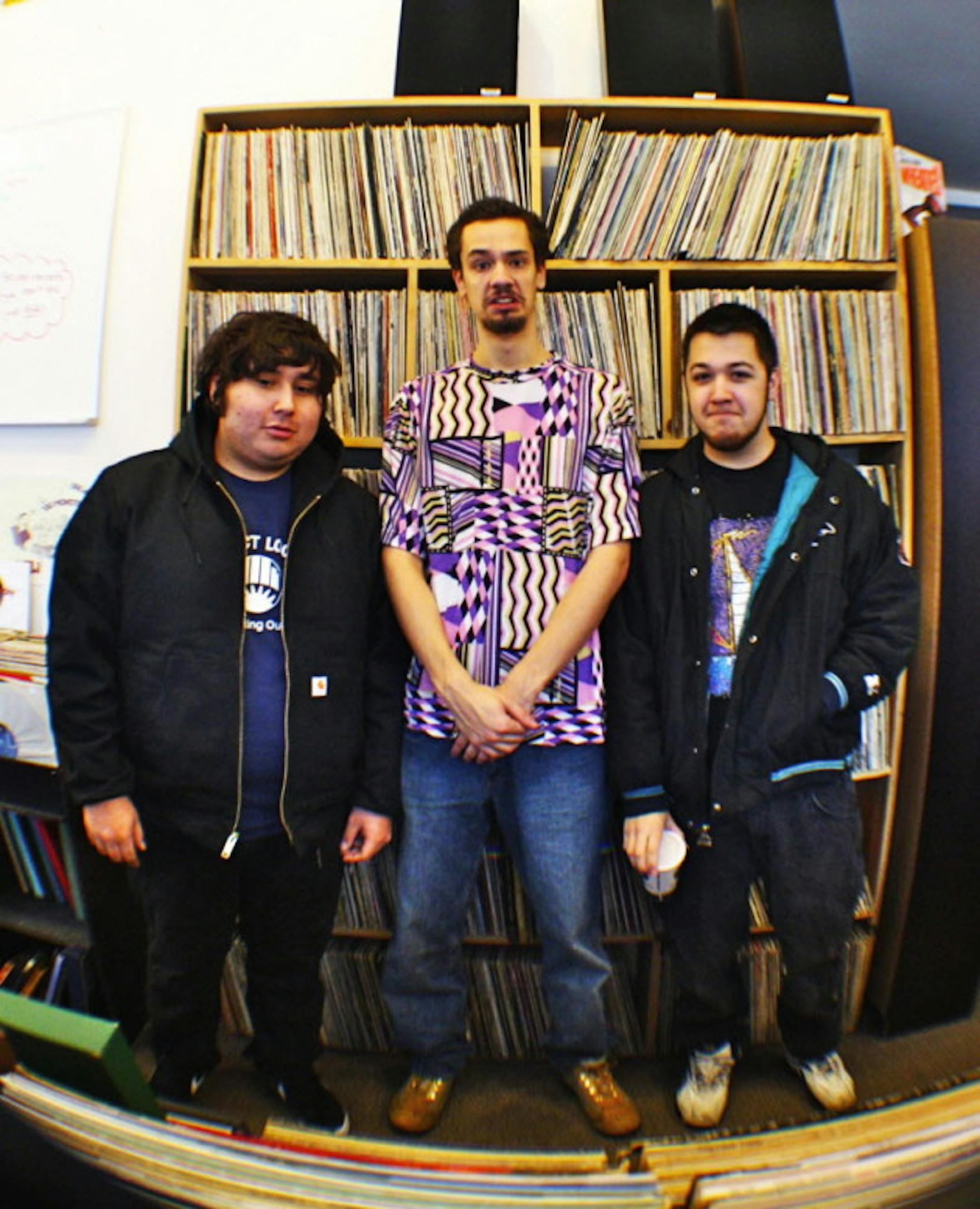 Future rock stars?: Audio Perm's core producers. / Photo by Leah Tremmel