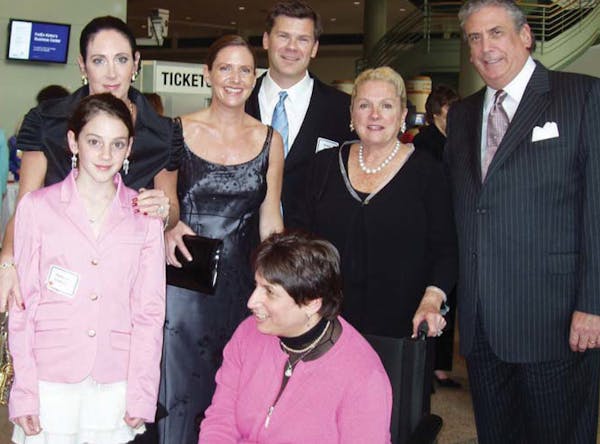 Members of the Jacobs family at the PACER Center's annual benefit in 2005. Alexandra and Irwin Jacobs, at right, were Patron Party co-chairs.