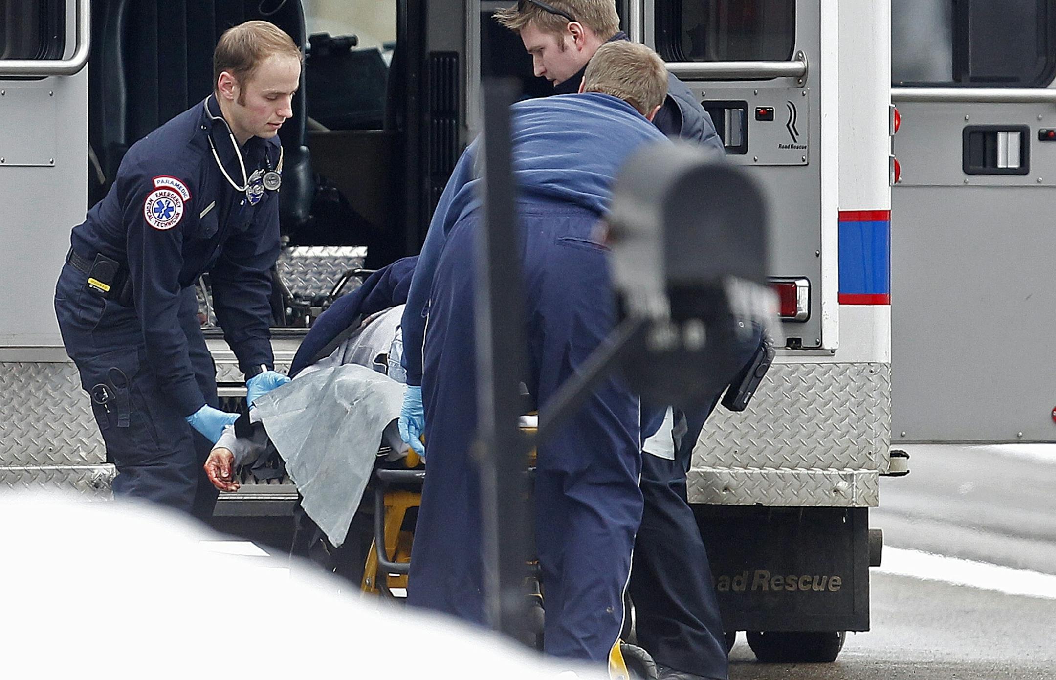 Maplewood police, swat team and medical personnel handled a standoff situationat 1863 County Road B, Monday, March 24, 2014 in Maplewood, MN.