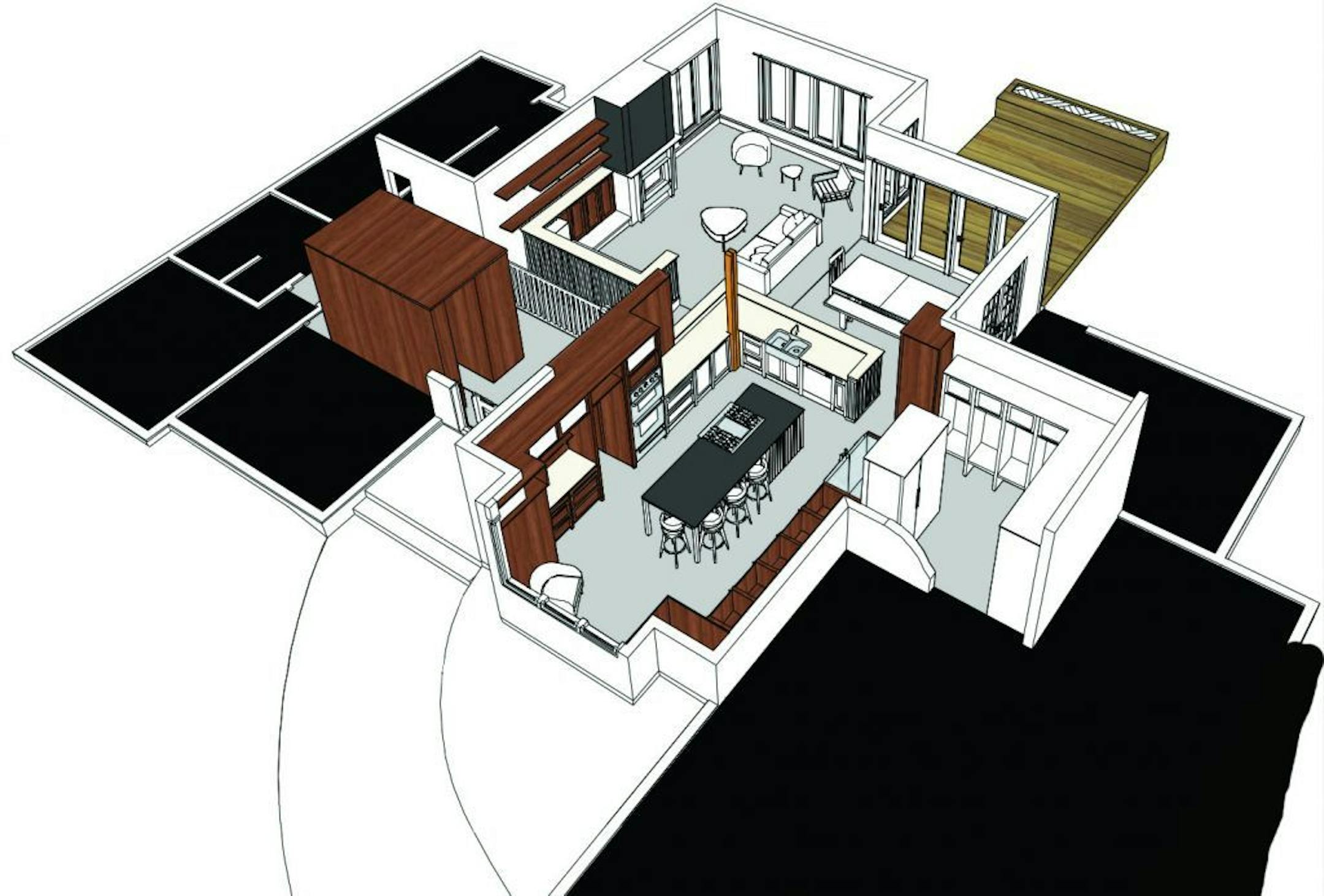 The AFTER floor plan designed by SALA Architects.