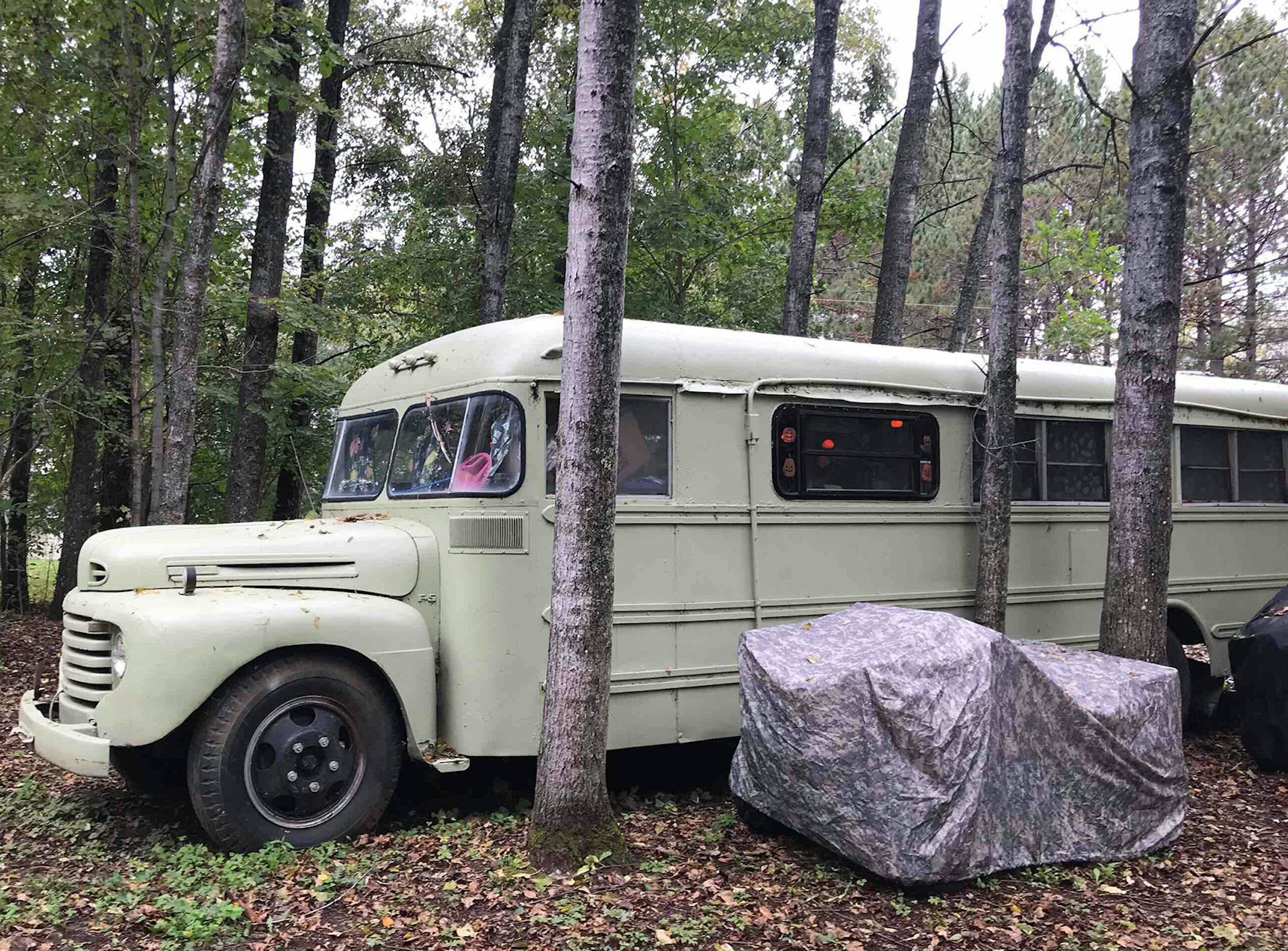 In the early sixties my parents bought a 1940 something Ford school bus. Now, it is a place of cherished memories.