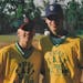 Glen Perkins and Joe Mauer as high school baseball all-stars in 2001.