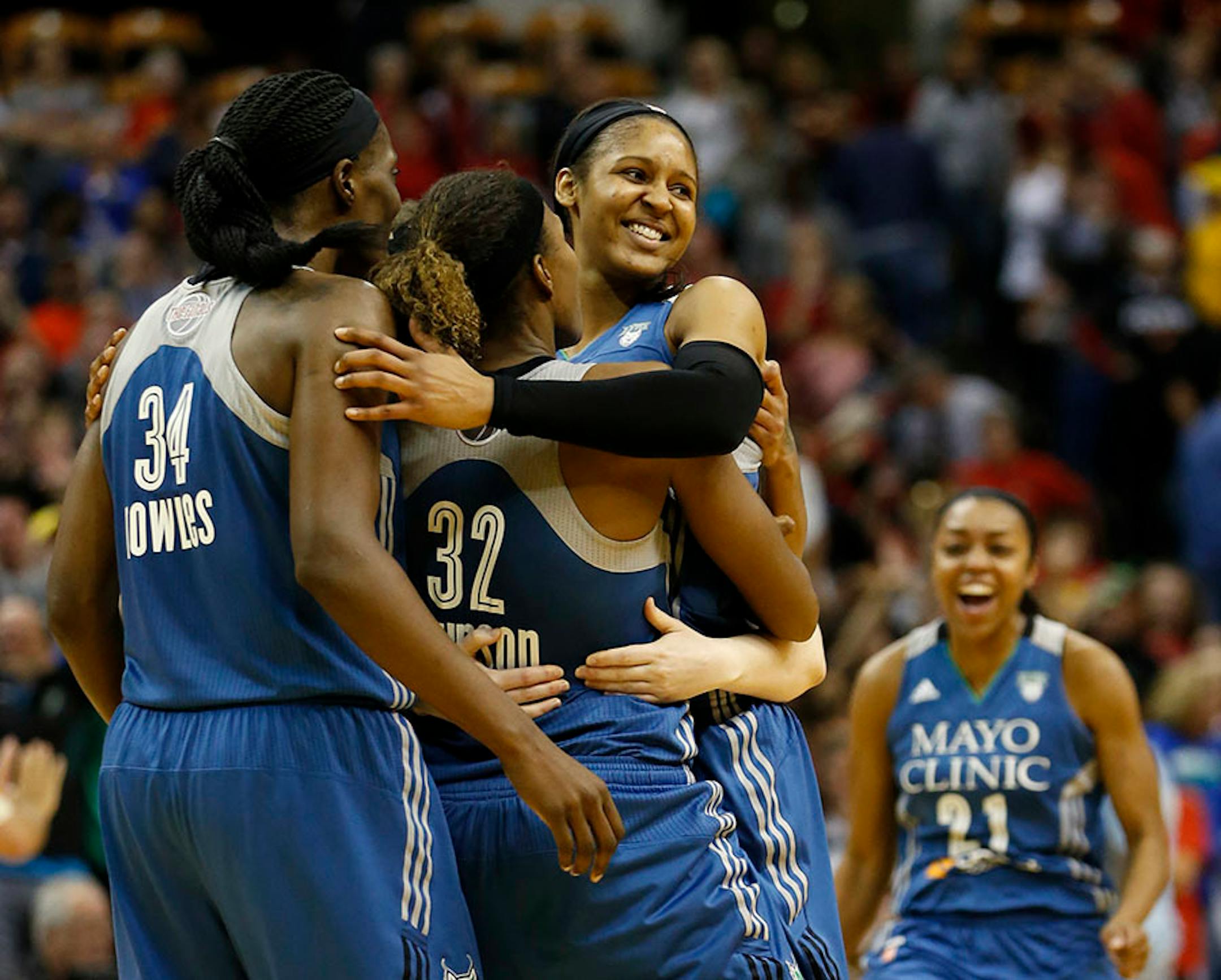 Minnesota Lynx forward Maya Moore is among the four players from the team who are on the Olympic squad.